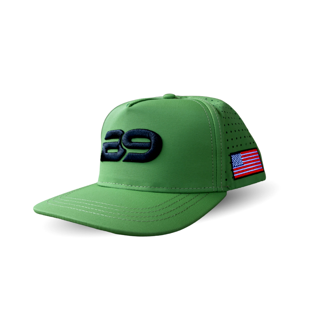Old Glory Green Performance Hat