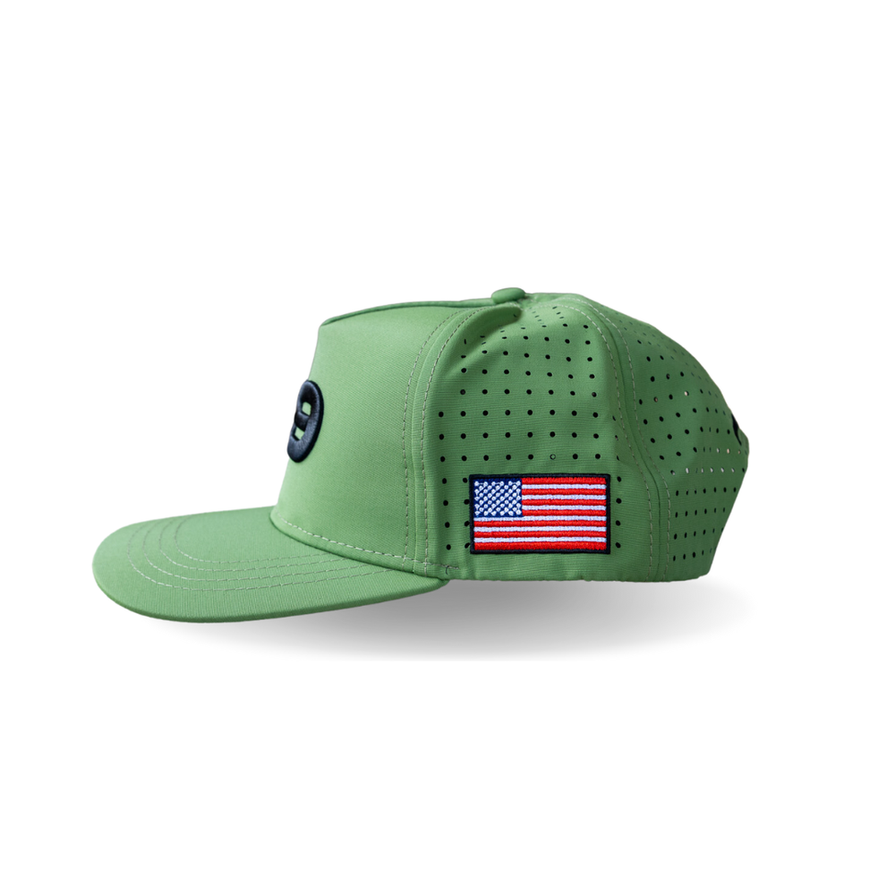 Old Glory Green Performance Hat