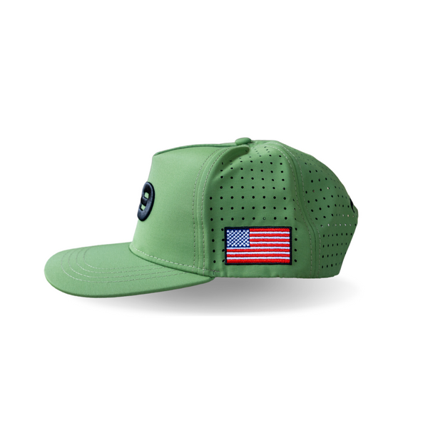 Old Glory Green Performance Hat