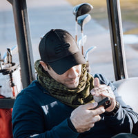 The Phantom Black Trucker Hat